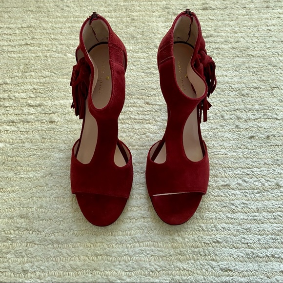 NWT Kate Spade Inga suede heels - Picture 5 of 15